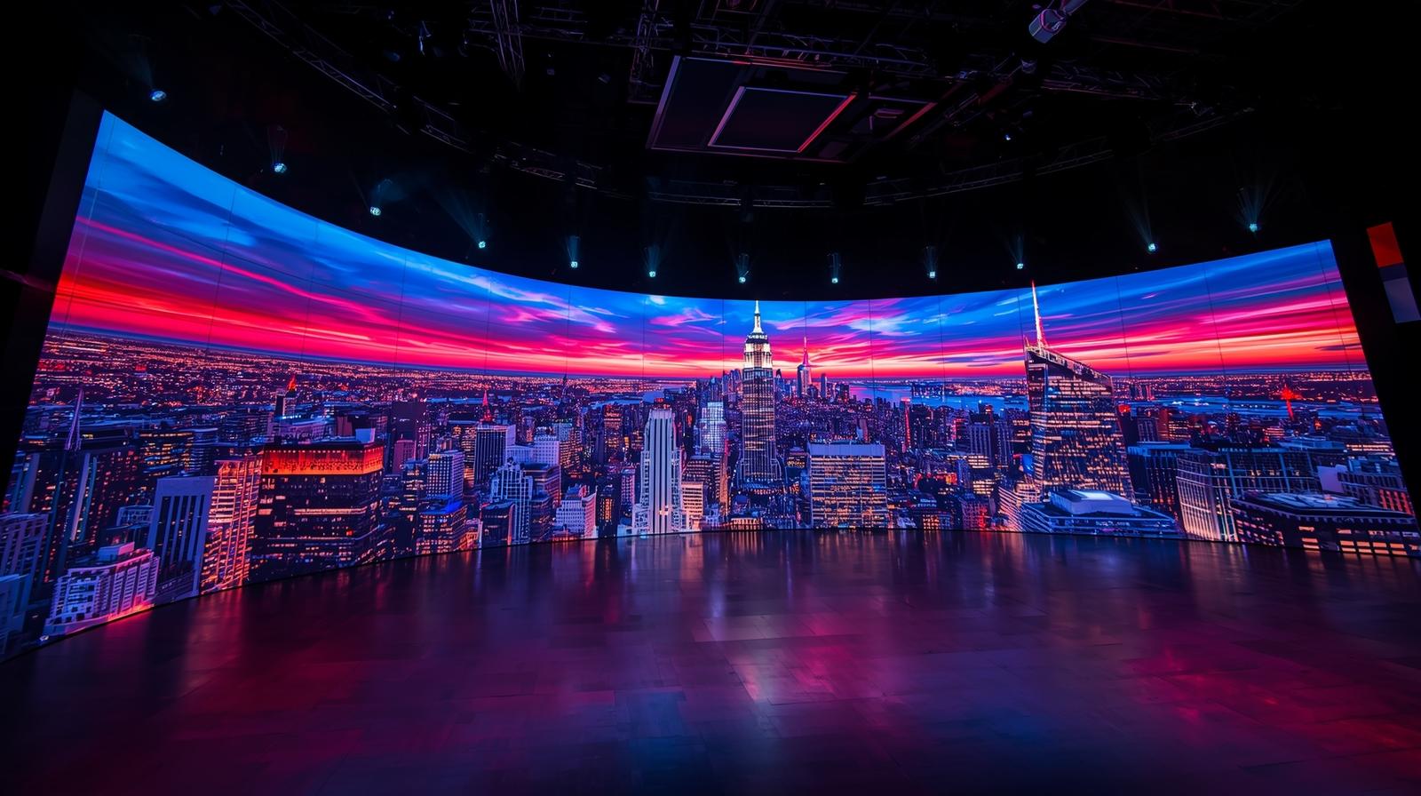 Dramatic sunset over a river and mountains